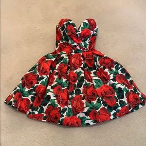 Sherri Hill Floral Cocktail Dress